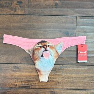 Shinesty Pink Cat Print Women's Panties